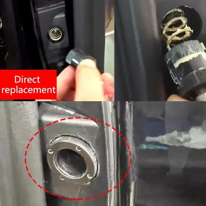 Anneau en caoutchouc pour porte centrale de voiture, élimination du bruit anormal, guide sonore muet