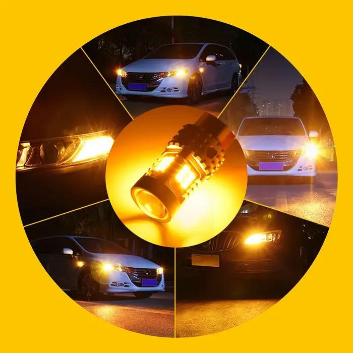 AUXITO – ampoule de clignotant de voiture, 2x1156 BAU15S PY21W LED Canbus, pas d'hyper Flash BA15S P