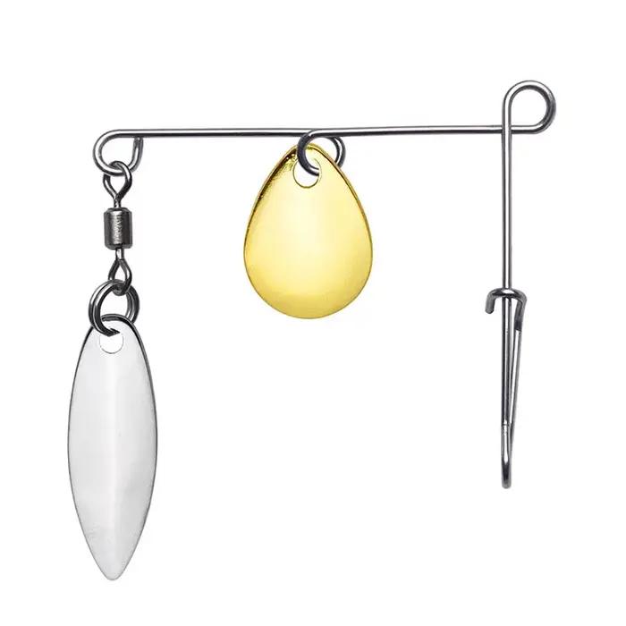 Bazooka leurre de pêche Spinners cuillère appât Wobblers tête de gabarits coulée bar brochet