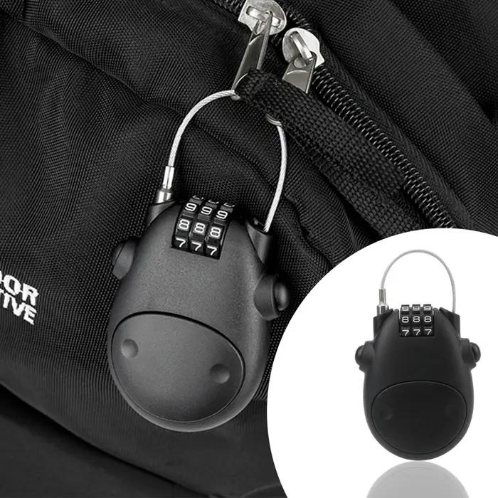 Serrure à Code antivol serrure de sécurité câble métallique télescopique serrure à combinaison de câ