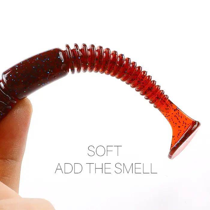 Super Concentinent Swing Impact Ring Shad leurre de pêche doux 8 cm/10 cm appâts Swimbait gabarits l