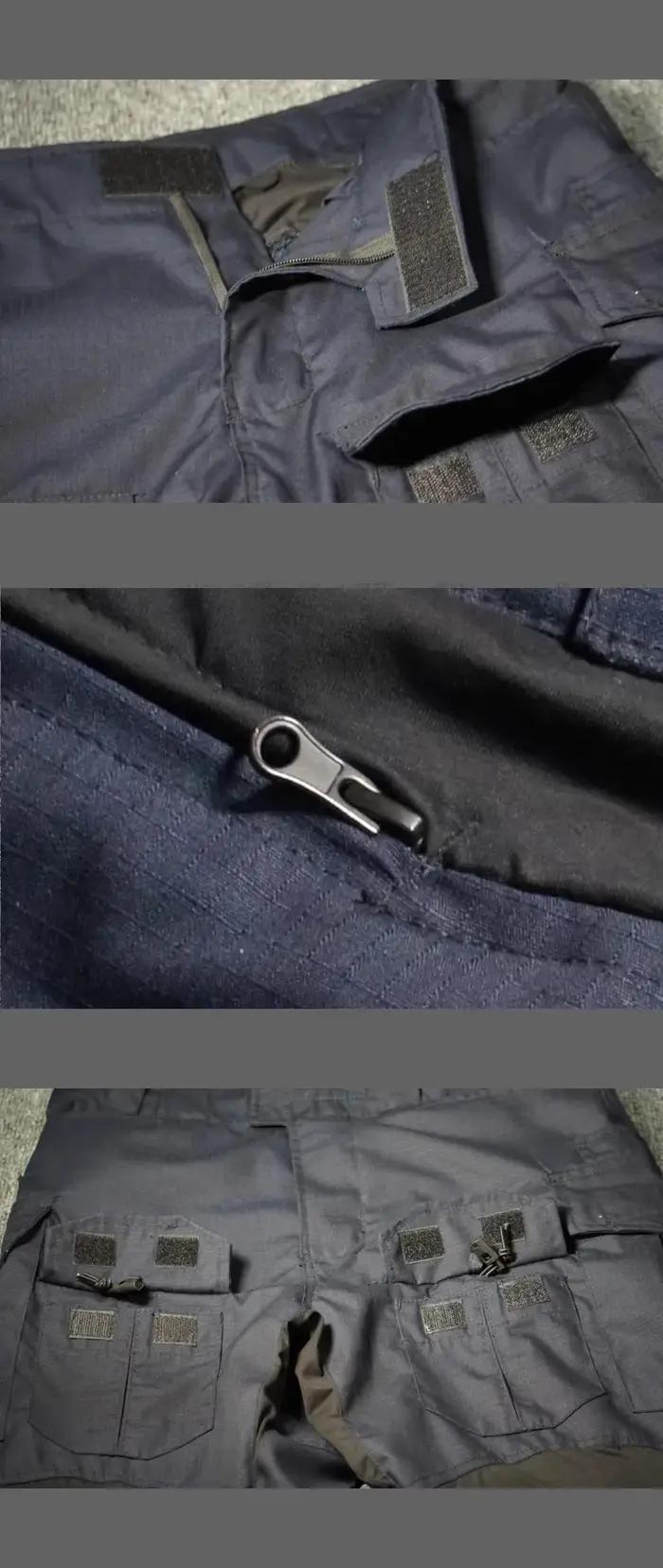 Pantalon tactique chasse Tom Plus bleu foncé GEN3 G3 ripstop spécial forces entraînement randonnée