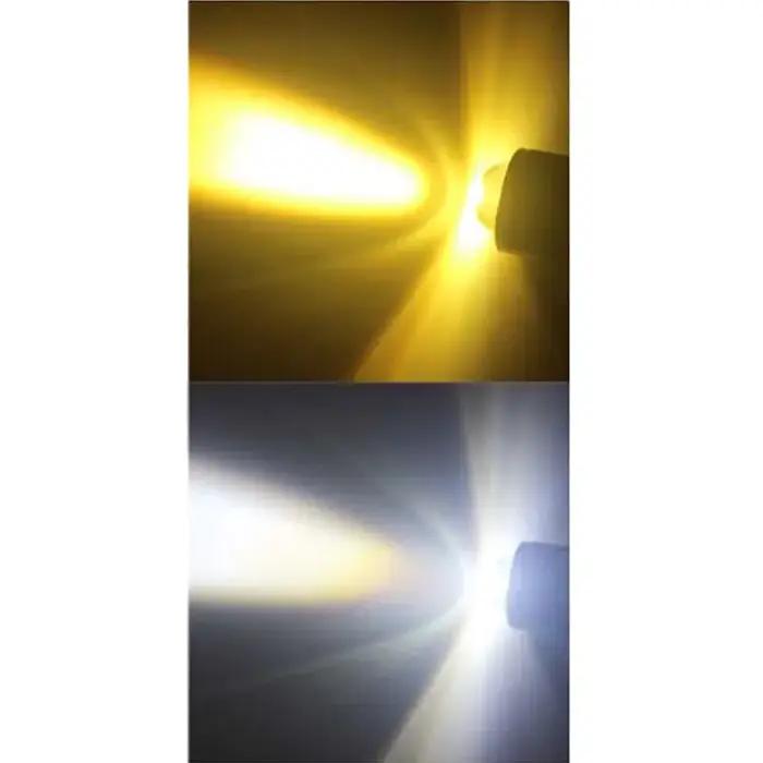 1 pièces 10000LM H4 LED phare de moto H6 BA20D P15D Led CSP lentille blanc jaune salut Lo faisceau