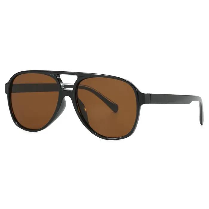 Lunettes de soleil femme oversized carré - Verres colorés gradient - Randonnée et camping UV400