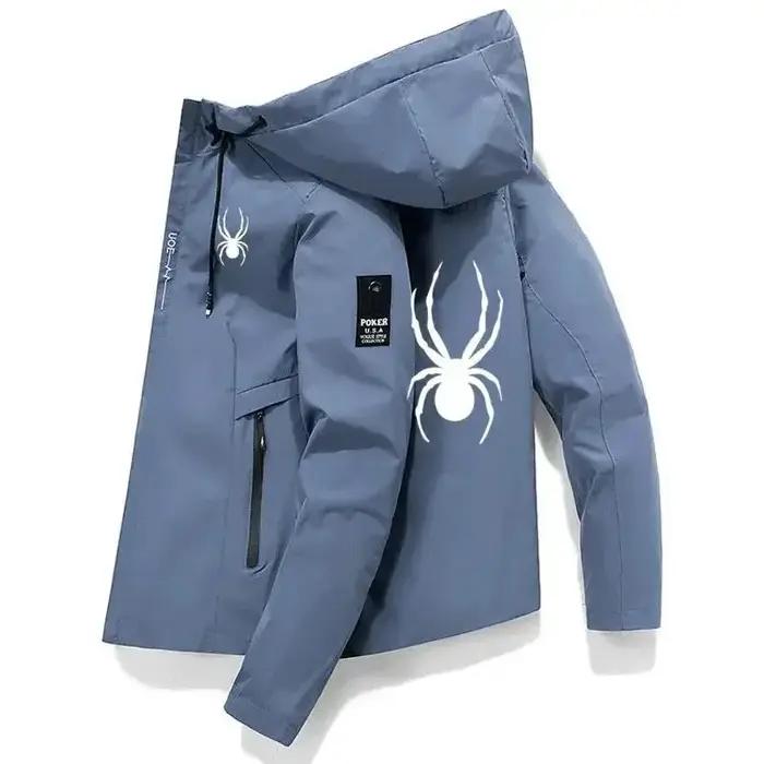 Veste de sport coupe-vent à capuche pour homme 2026 – Manteau d'entraînement extérieur de haute qual