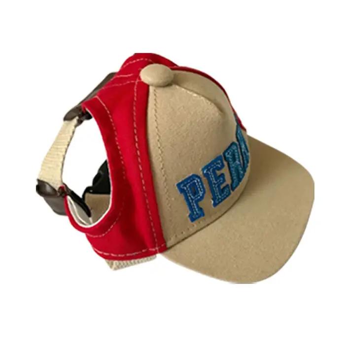 Casquette de sport avec lettre pour animaux de compagnie