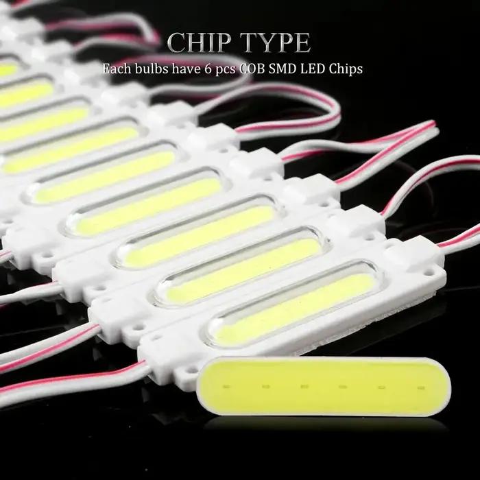 10 pcs/lot Injection avec lentille COB LED Module LED étanche rétro-éclairage pour signe canal lettr