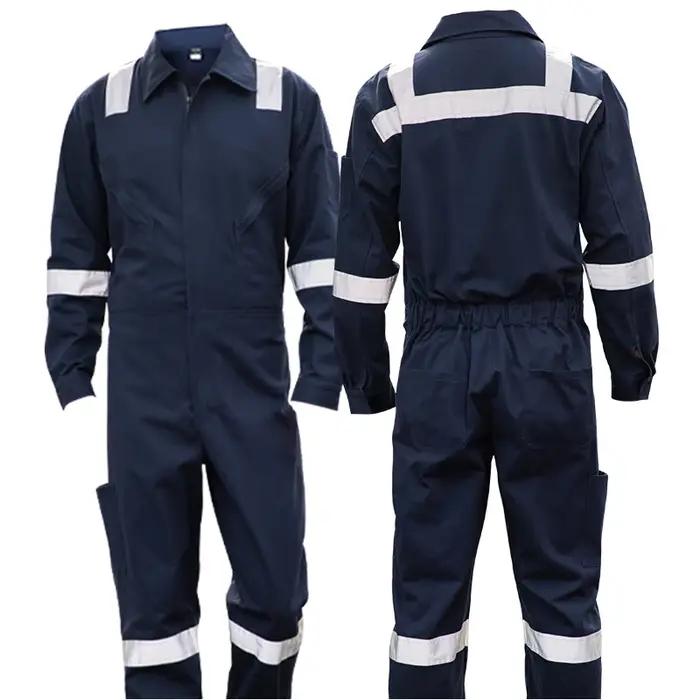 Combinaison de travail unisexe 100% coton drap fin pour sécurité et style en ensemble de travail construction réparation automobile occassions professionnelles