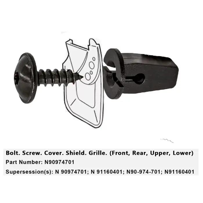 Vis Torx, boulons de fixation pour pare-chocs