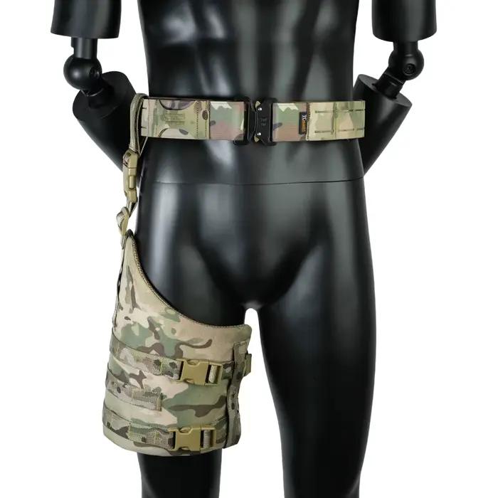 Plaque de fixation tactique pour jambe MOLLE - Accessoire de chasse et airsoft TCmaoyi
