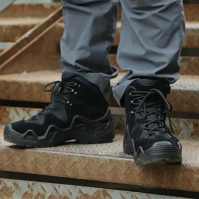 Hommes décontracté chasse bottines en plein air tactique randonnée homme botte