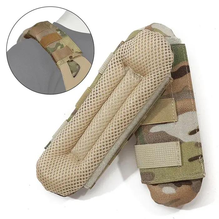 Protège-épaules respirants anti-dérapants pour gilet tactique et sac à dos chasse extérieur