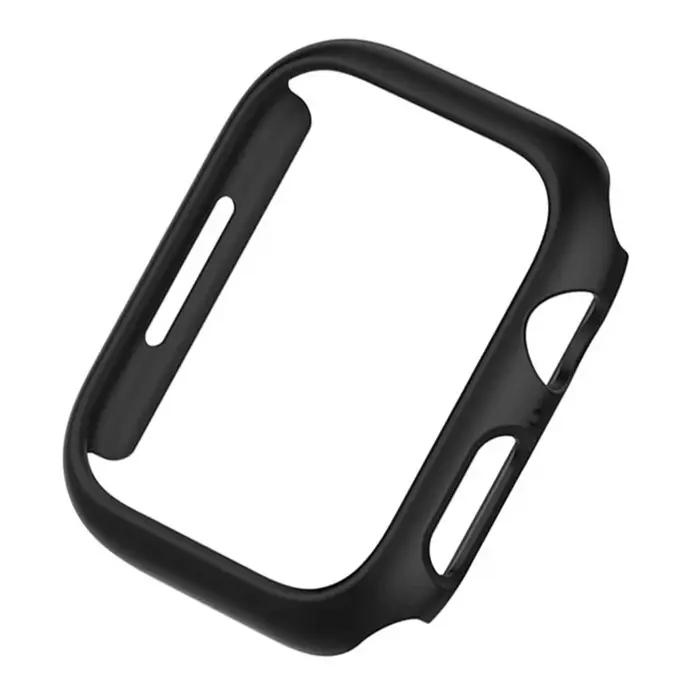 Coque de protection Apple Watch 45mm 41mm 44mm 40mm 42mm 38mm en plastique mate robuste pour hommes et femmes avec cadre pare-chocs sans verre pour séries 7 6 5 4 3 2 1