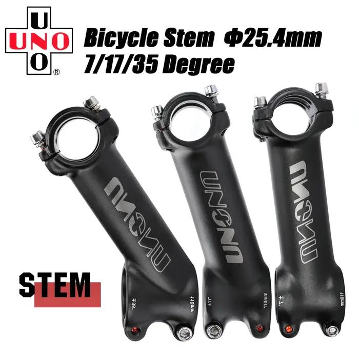 UNO 25.4mm tige vtt vélo guidon tige 7 17 35 degrés ultraléger vtt puissance vélo Table montagne rou