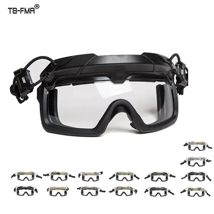 Lunettes anti-buée split 3MM compatibles rails OPS-CORE, protection oculaire pour casques tactiques chasse