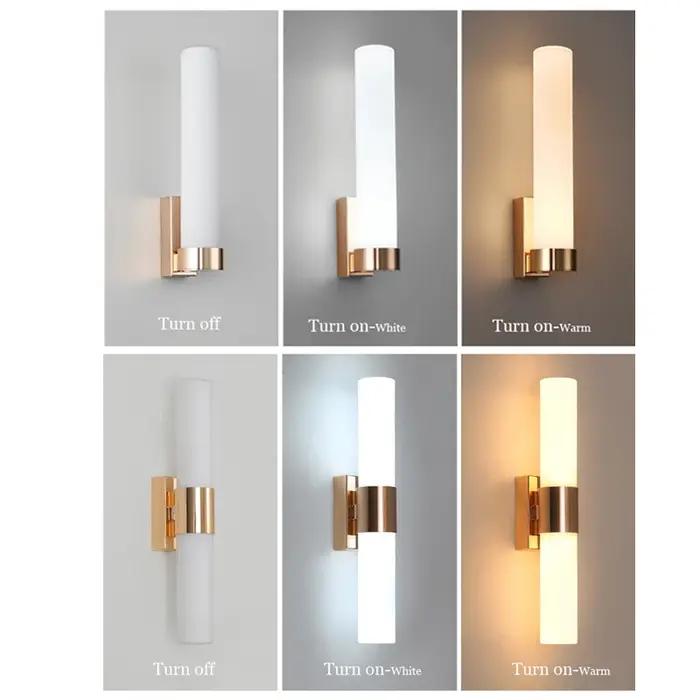 Appliques murales LED de luxe 12W - Design simple en cuivre pour salon, chambre, décoration intérieu