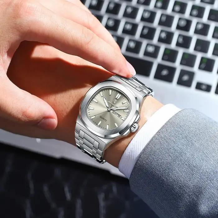 Montre homme militaire de luxe POEDAGAR étanche lumineuse