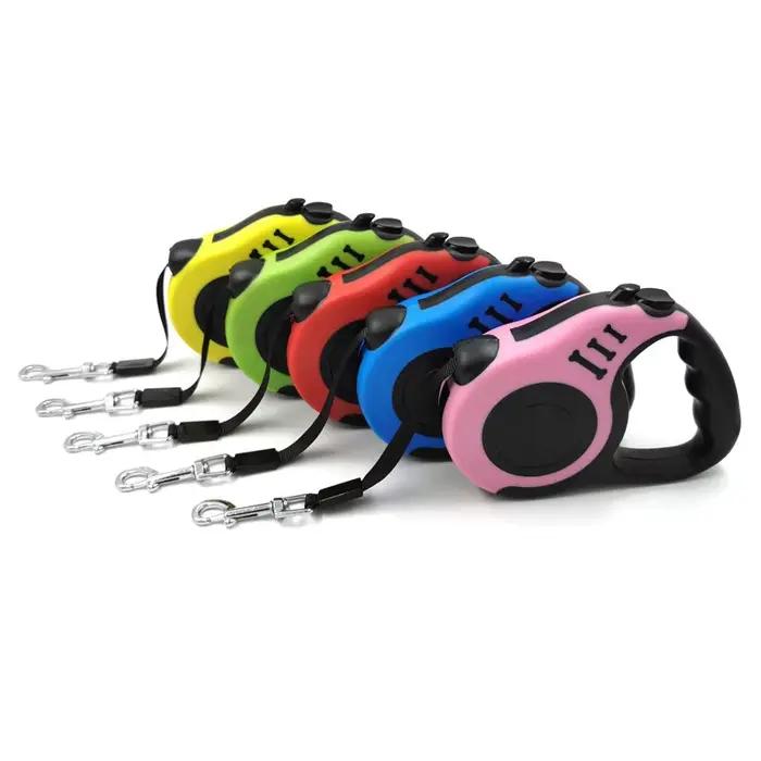 Laisse rétractable pour chien de 3 mètres et 5 mètres