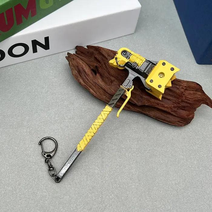 Modèle d'arme en métal à l'échelle 1:6 du marteau de la mort caustique - Réplique d'Apex Legends à collectionner pour