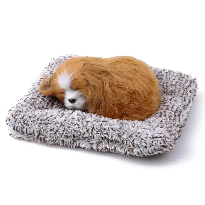 Accessoires de voiture de chien de simulation de charbon actif, ornements de voiture, fournitures d'adsorption de charbon de bambou, désodorisation de formaldéhyde
