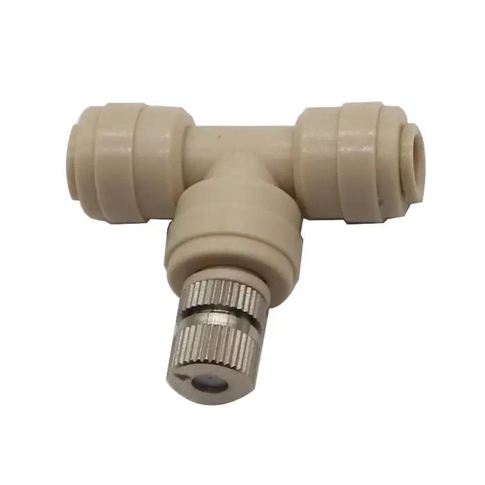 (50 pièces/lot) 6mm basse pression 0.1-0.5mm en acier inoxydable buse de brumisation de brouillard c