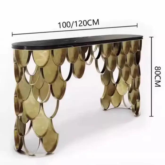 Table d'entrée de rangement classique, exquise, moderne et Simple, Console de beauté nordique, meubl