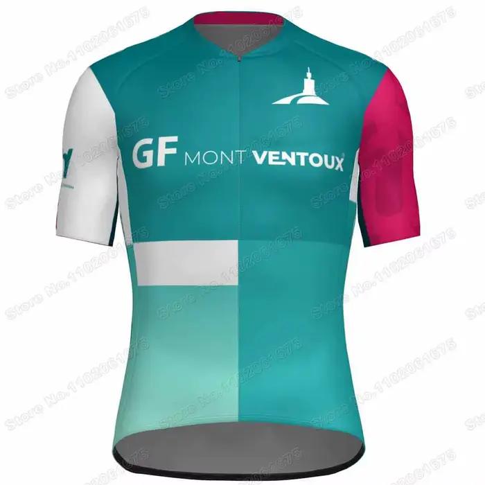 Maillot de cyclisme GF Mont Ventoux 2026 ensemble manches courtes vêtements de cyclisme été costume de chemise de vélo de route pour hommes cuissard à bretelles pour vélo occassions spéciales