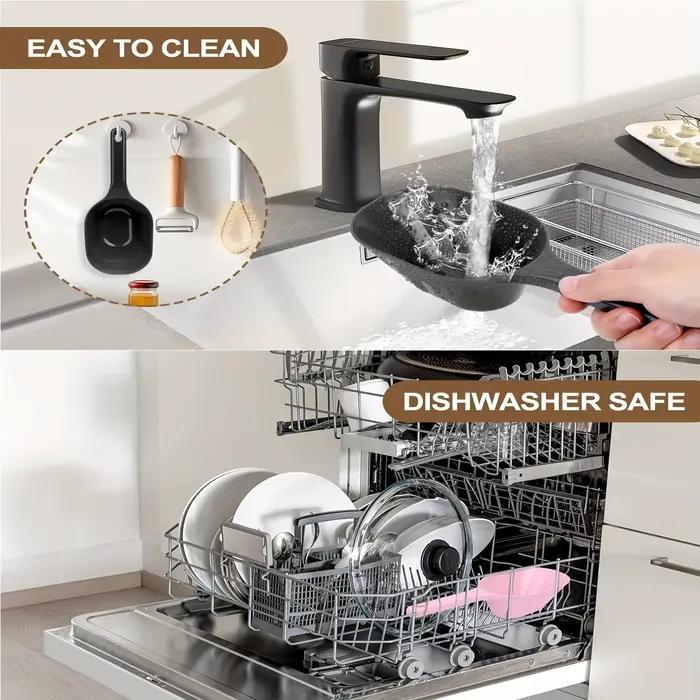 Cuillères à nourriture pour chiens avec lignes de mesure en plastique robuste pour 1/2 tasses et 1 tasse pack de 2 pour routine alimentaire pratique et moderne