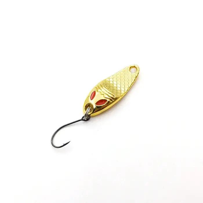 Nouveau Mini leurre de pêche 1g2g3.5g cuillère leurres métalliques Spinnerbait vairon petit poisson