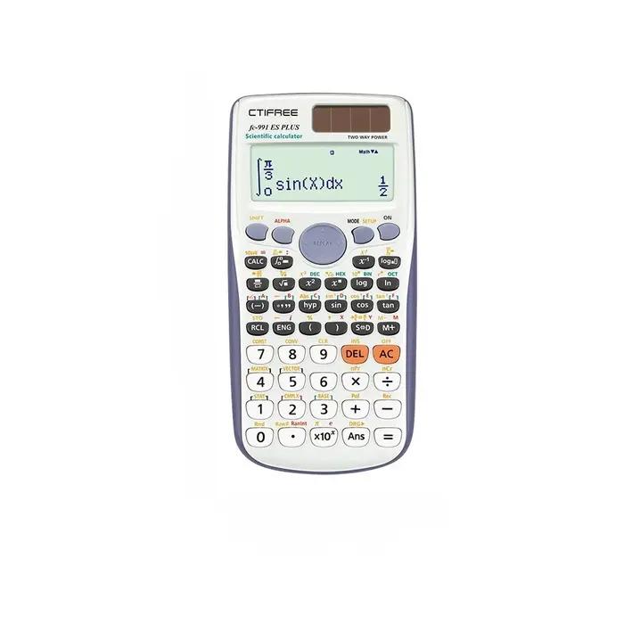 Calculatrice professionnelle de sciences informatiques adaptée à la résolution d'équations pour les examens universitaires et scolaires, fournitures de bureau