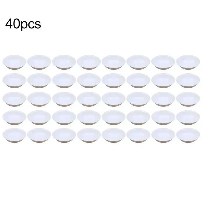 Plats à sauce, bols à tremper, mini assiettes à apéritif, petits bols en plastique PP pour usage quotidien et occasions spéciales