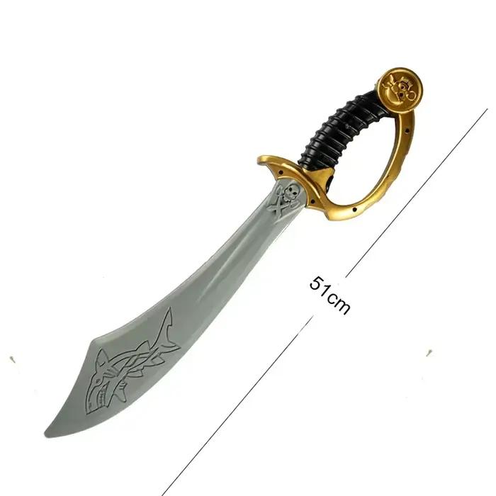 Épée de pirate décorative de type sabre de pirate, thème chasse au trésor, époque de la navigation m