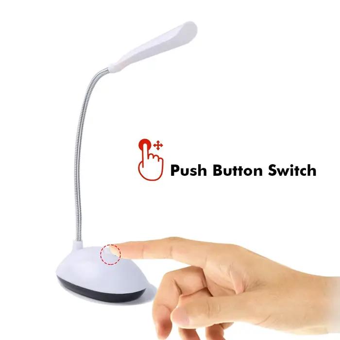 LED lampe de bureau Protection des yeux lampe de lecture AAA alimenté par batterie lampe pliante cré