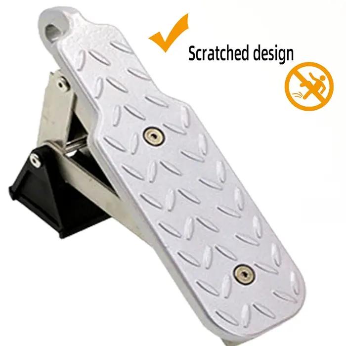 Support de toit de voiture universel en aluminium de 440 Lbs, loquet de porte adapté au toit, pédale