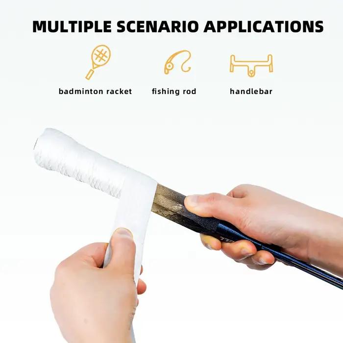 Bande de guidon de vélo 2 pièces avec bouchon d'extrémité bande de barre en Silicone Absorption des