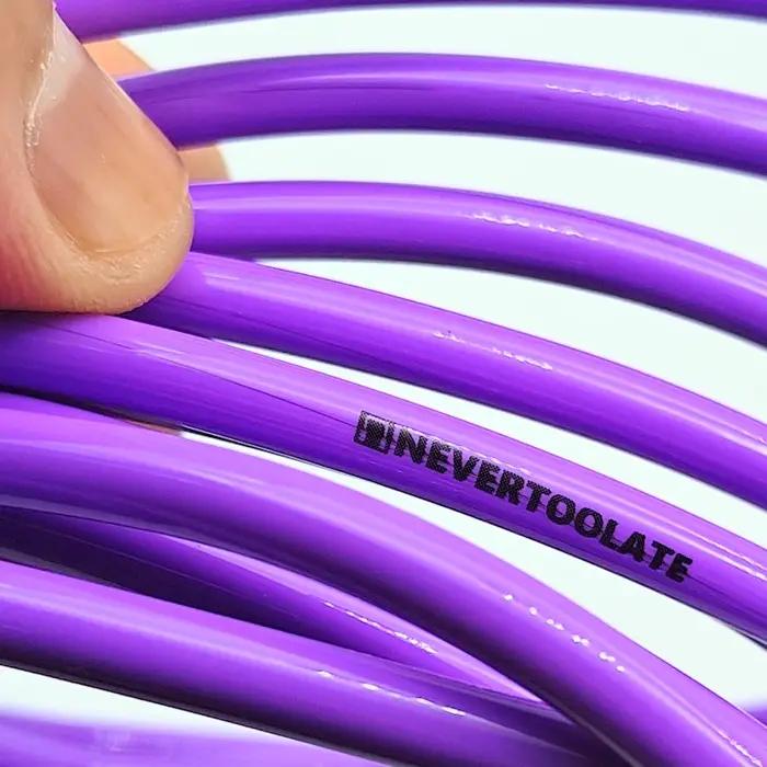 3.5 mètres 11.5 pieds extra long PVC-80A 5mm de diamètre fil de filetage de noyau corde à sauter piè