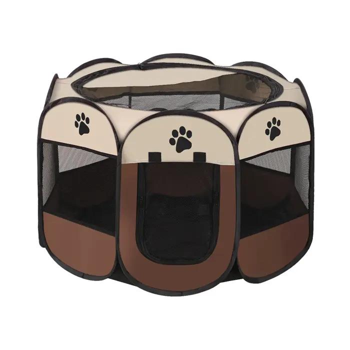 Clôture Octogonale Portable et Pliable pour Animaux de Compagnie, Tente pour Chiot, Abri Facile à Ut