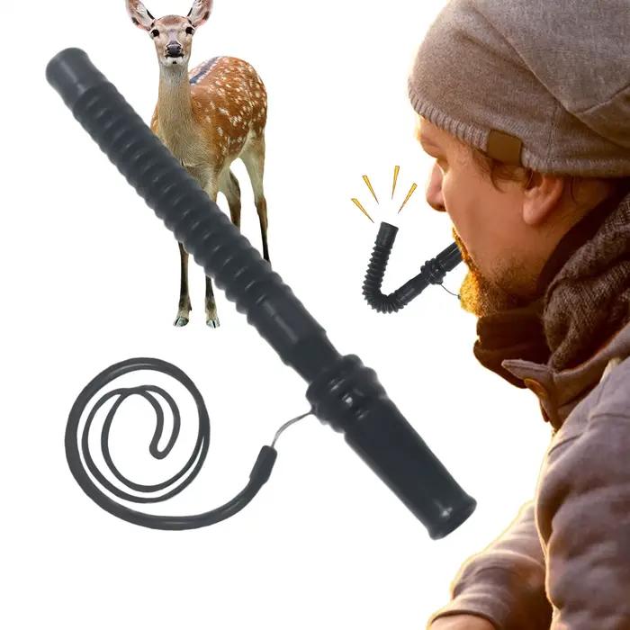 Appel de biche réaliste avec dragonne - Appel de chasse portable pour terrain montagneux et vocalisations authentiques