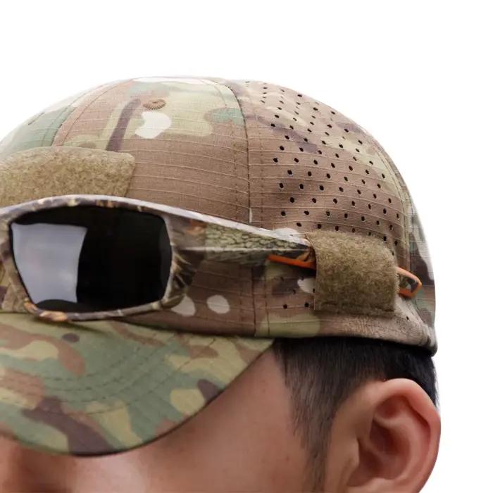 Casquette camouflage homme pour chasse et randonnée - Protection solaire respirante - Modèle 1/2 pièces