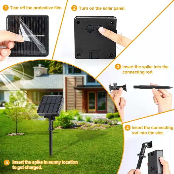 7 M/12 M/22/32 M solaire Led fée lumière extérieure feston Led étanche guirlande chaîne lumières fêt