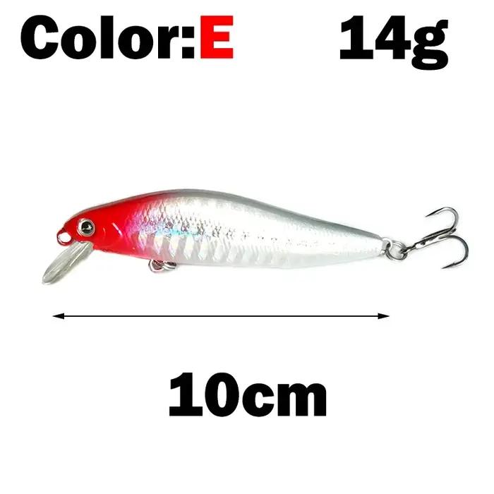 OUTKIT 1 pièces leurre de pêche vairon 7g10g coulant appât artificiel yeux 3D Wobblers en plastique attirail Pesca systè