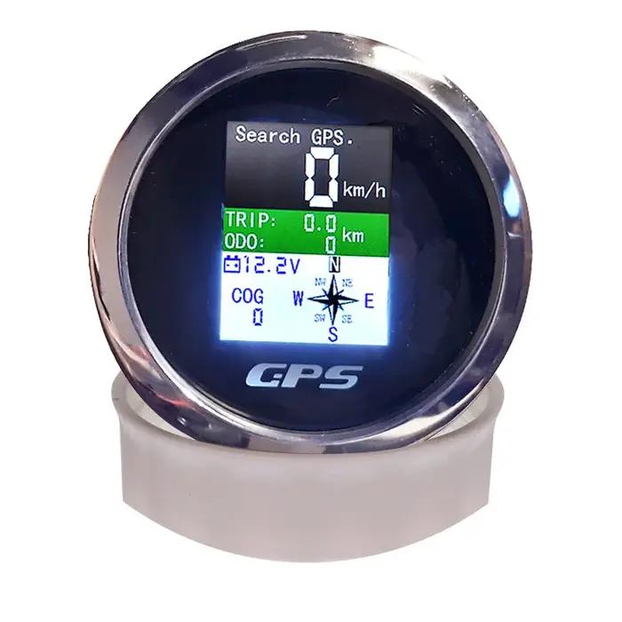 Compteur de vitesse GPS 85mm, odomètre, déclenchement réglable, voltmètre ODO COG, écran TFT, jauges