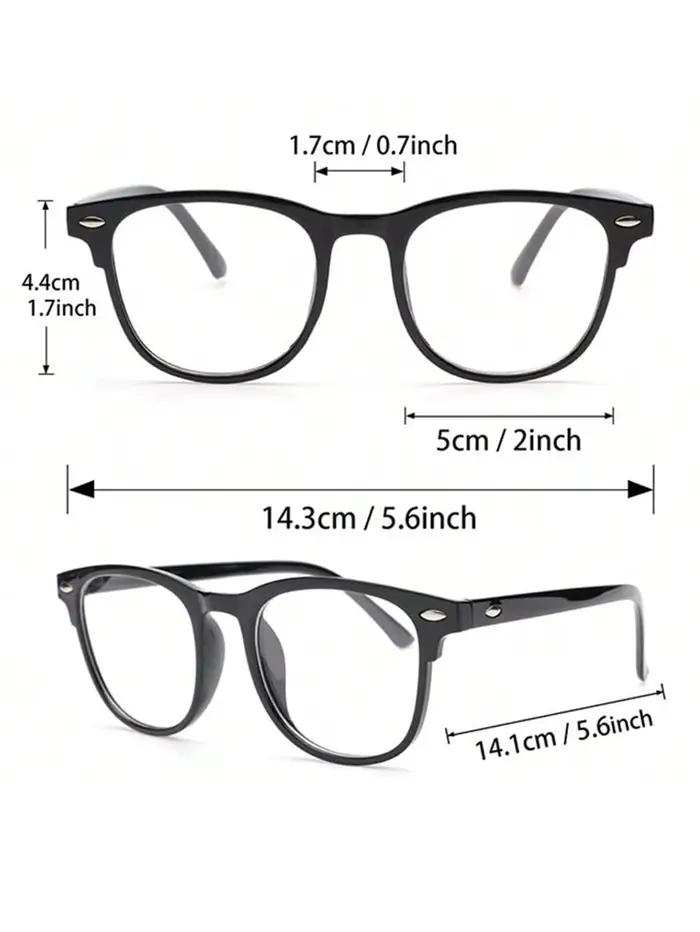 Lunettes transparentes Anti-lumière bleue, monture carrée en plastique unisexe, tendance, pour la re