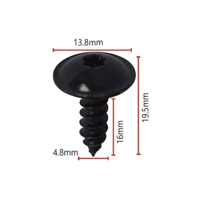 Vis Torx, boulons de fixation pour pare-chocs