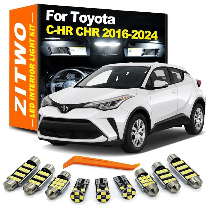 ZITWO 10 pièces LED plaque lumineuse intérieure coffre lampe Kit pour Toyota C-HR CHR 2016 2017 2018