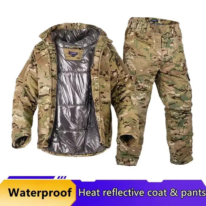 Veste tactique veste tactique homme hiver chasse Camouflage randonnée chaud à capuche manteau de Combat chasse Camping manteaux