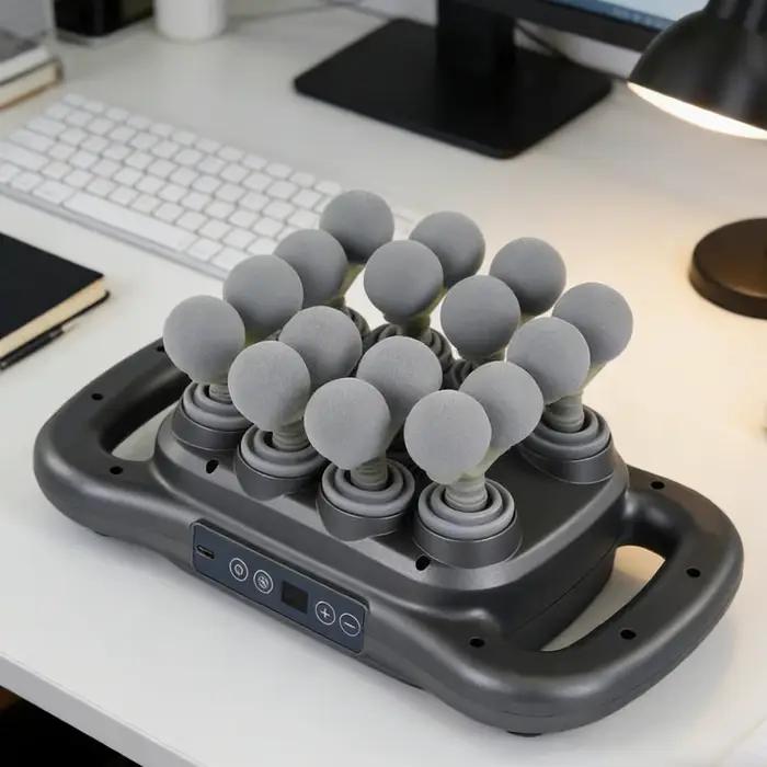 Masseur pour chevaux, outil de massage multi-têtes chauffant pour tissus profonds, machine de soulagement équestre pour la gym équine, l'extérieur et l'écurie