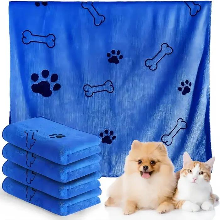 Serviette de séchage pour chien et chat