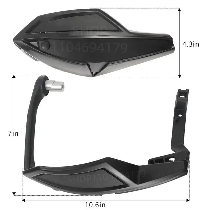 Garde-main ATV Protection de guidon Déflecteur de Vent Kit de Montage Compatible avec Can-Am Outlander Occasions Spéciales Aventuriers