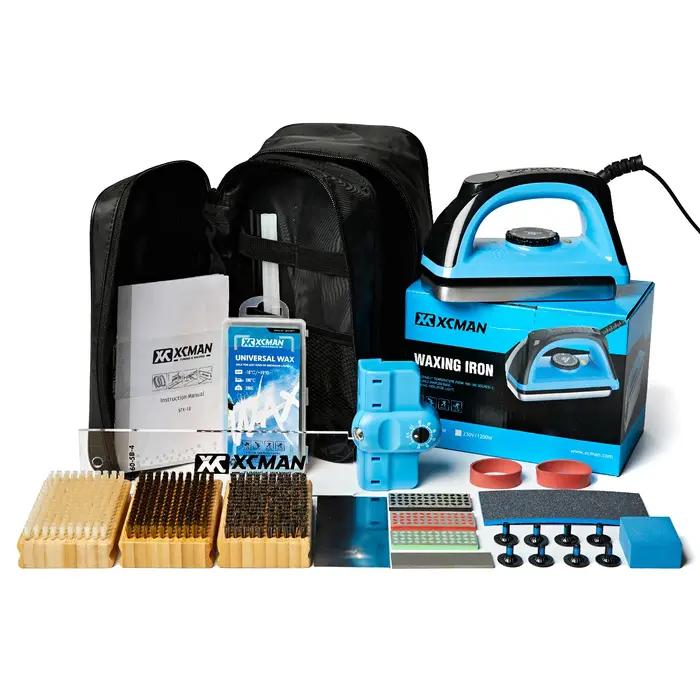 XCMAN Kit combiné complet de cire de réglage de Snowboard de Ski avec fer à cirer, cire de Ski, acco